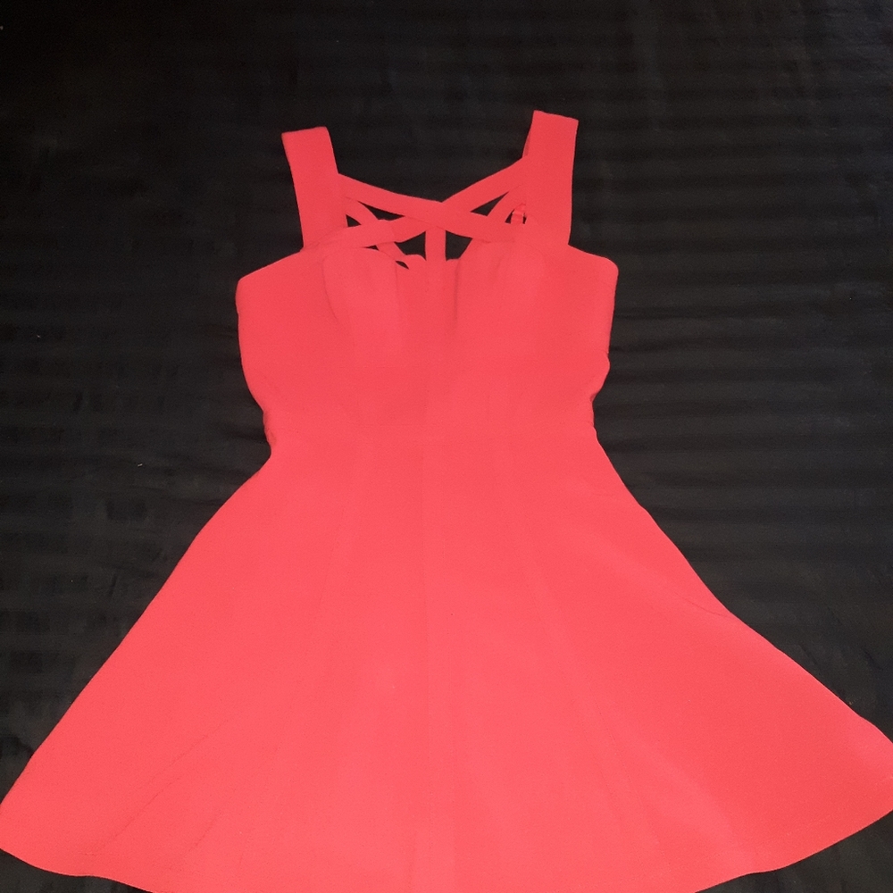 Bcbg Red Size 4 Dress - Gem